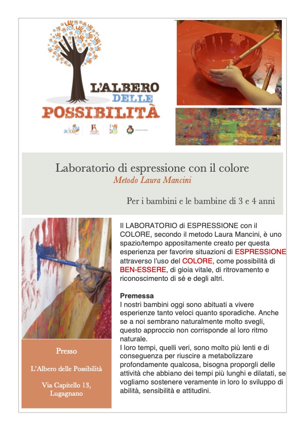 Lab di espressione con il colore ok
