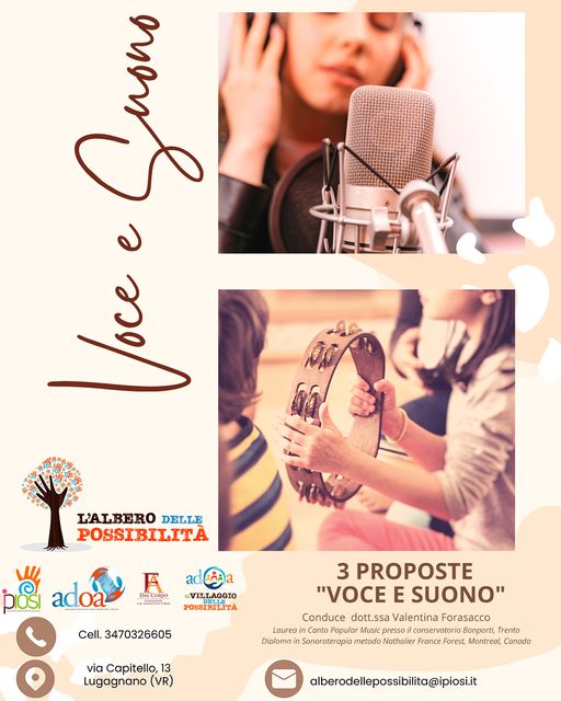 Voglia di vivere la musica LAlbero delle Possibilita presenta VOCE