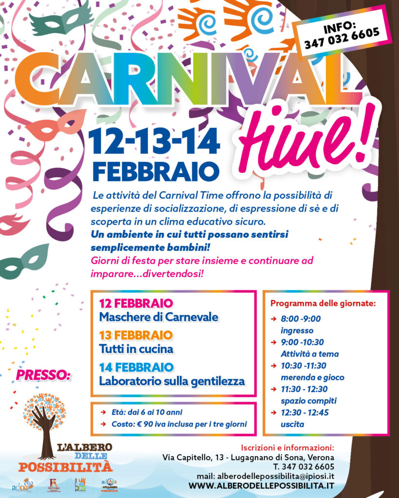 Albero delle possibilità carnival time