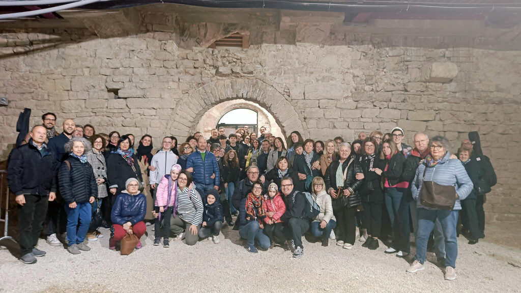 I colori del Serafico di Assisi ci hanno accolto, abbracciato,