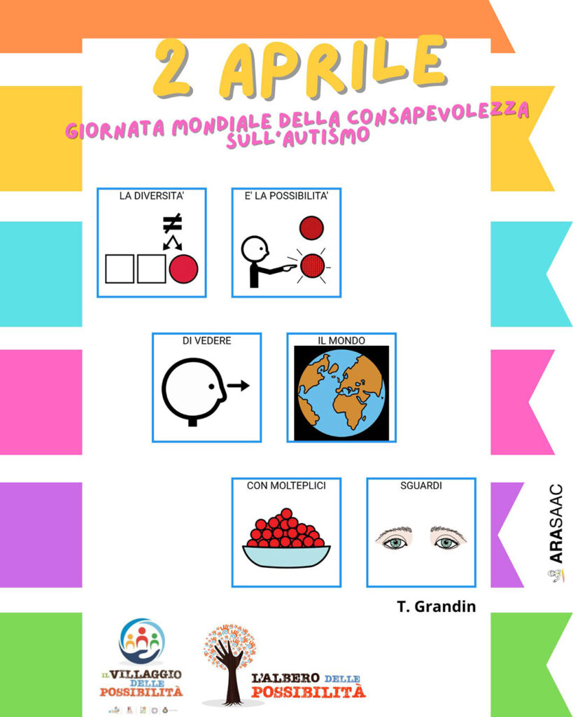 𝟮 𝗔𝗽𝗿𝗶𝗹𝗲 𝗚𝗶𝗼𝗿𝗻𝗮𝘁𝗮 𝗱𝗲𝗹𝗹𝗮 𝗖𝗼𝗻𝘀𝗮𝗽𝗲𝘃𝗼𝗹𝗲𝘇𝘇𝗮 𝘀𝘂𝗹𝗹’𝗔𝘂𝘁𝗶𝘀𝗺𝗼 "𝐋𝐚 𝐝𝐢𝐯𝐞𝐫𝐬𝐢𝐭𝐚̀ 𝐞̀